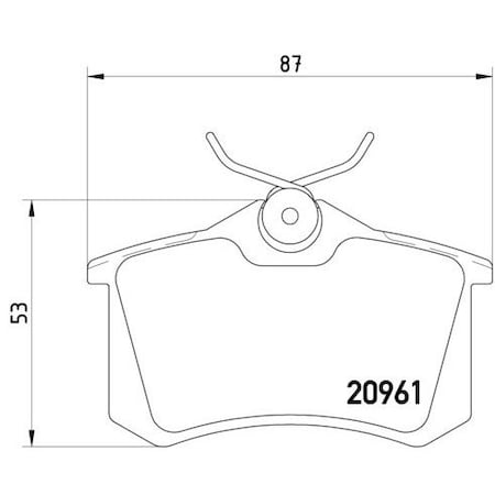 Pagid Brakes Disc Brake Pad, 355018111 355018111